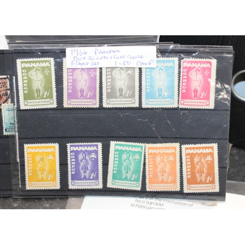229 - A Large Quantity Of Franked And Un-Franked Stamps, First Day Covers, Stamp Accessories  And 2 x Empt... 