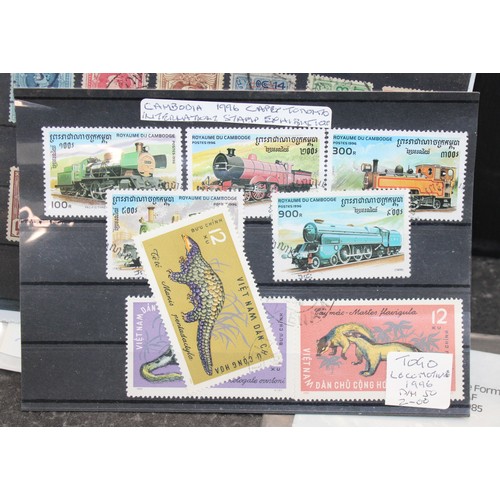 229 - A Large Quantity Of Franked And Un-Franked Stamps, First Day Covers, Stamp Accessories  And 2 x Empt... 