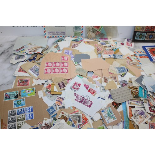 230 - A Quantity Of Worldwide Stamps, Postcards ETC As Found