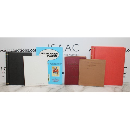 232 - 5 x Stamp Albums Etc As Found