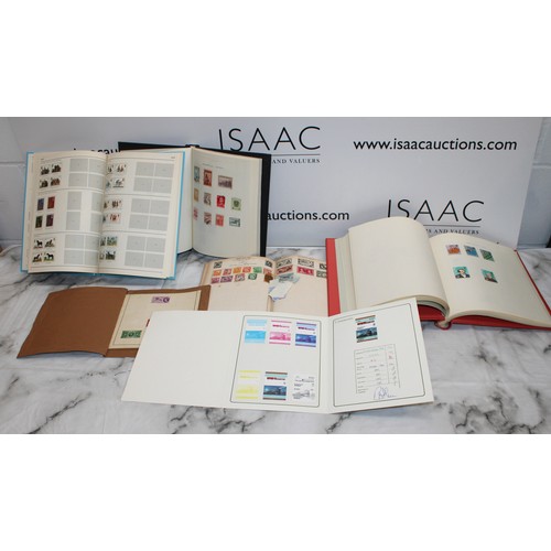 232 - 5 x Stamp Albums Etc As Found