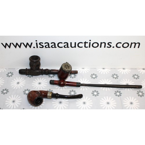 249 - Three Smoking Pipes As Found