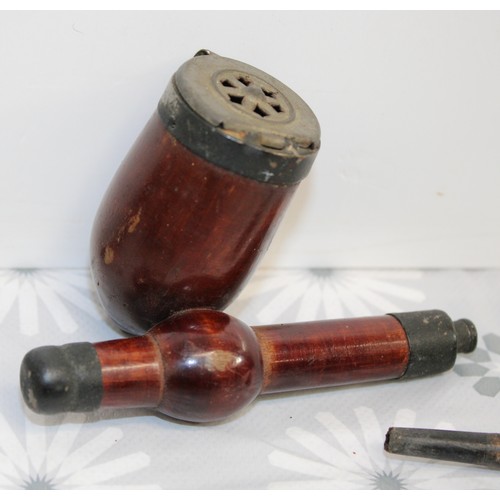 249 - Three Smoking Pipes As Found