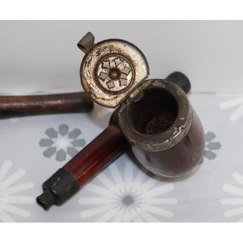 249 - Three Smoking Pipes As Found