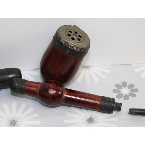 249 - Three Smoking Pipes As Found