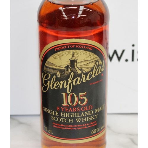357 - One Boxed Bottle Glenfarclas 8 Years Single Highland Malt , 750ml, 60%  -1980's
COLLECTION ONLY ID O... 