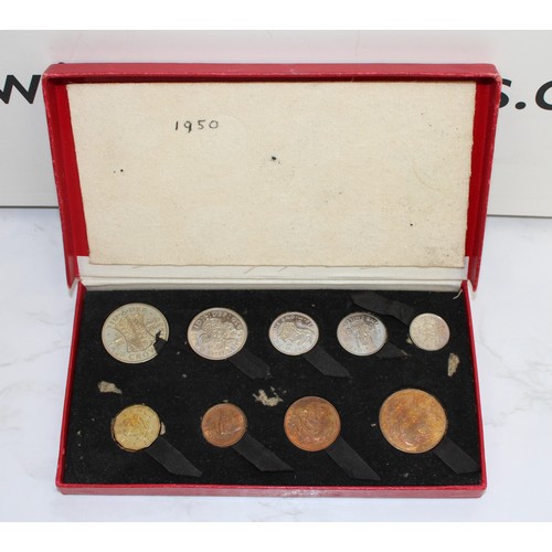 Boxed The Royal Mint 1950 Coin Set