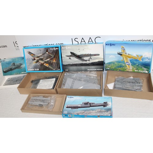 4 x Collectable Boxed MIKR MIR Model Kits 1:32/1:35 And 1:48 Scale As ...