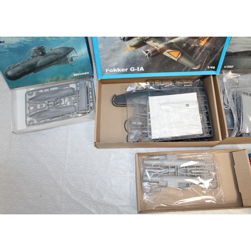 4 x Collectable Boxed MIKR MIR Model Kits 1:32/1:35 And 1:48 Scale As ...