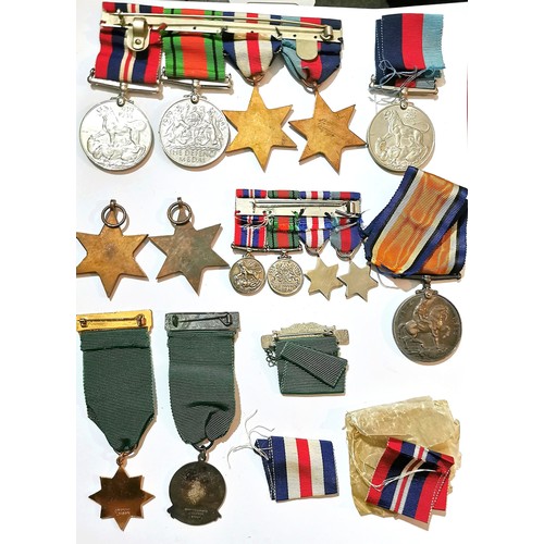 134 - British medal collection including a silver WWI British War Medal issued to 5150 PTE. G. H. RAYWORTH... 