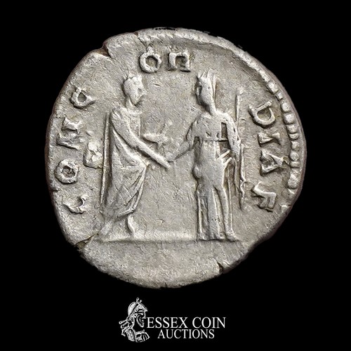 158 - Faustina Silver Denarius, circa 161-75. Silver, 2.78 grams, 17.50 mm. Obv: draped bust right, +DIVA ... 