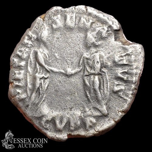 169 - Commodus Silver Denarius, 177 - 192 A.D. Silver, 2.76 grams, 18.50 mm. Obv: laureate head right, +M ... 