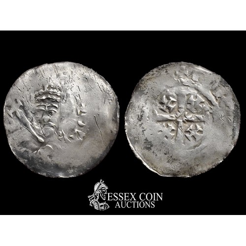 197 - Henry II Tealby Penny, 'Tealby' Cross and Crosslet coinage, 1154-80. Silver, 1.40 grams, 20.00 mm. O... 