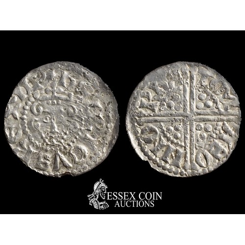 224 - Henry III Penny, Long Cross coinage, 1247-72. Silver, 1.37 grams, 18.10 mm. Obv: Crowned facing bust... 