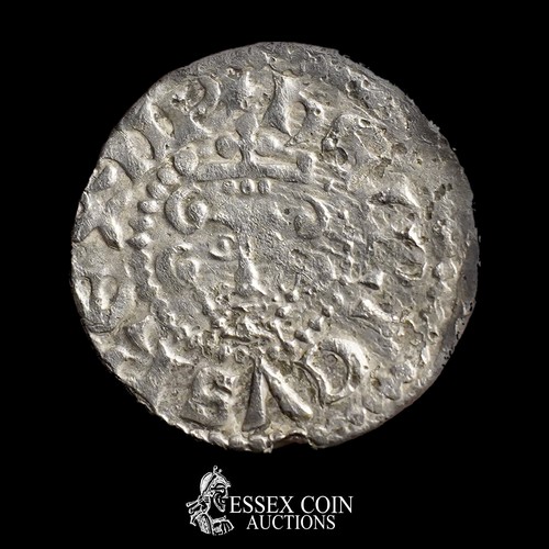 224 - Henry III Penny, Long Cross coinage, 1247-72. Silver, 1.37 grams, 18.10 mm. Obv: Crowned facing bust... 