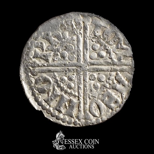 224 - Henry III Penny, Long Cross coinage, 1247-72. Silver, 1.37 grams, 18.10 mm. Obv: Crowned facing bust... 