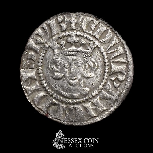 228 - Edward I Penny, new coinage, 1279-1307. Silver, 1.22 grams, 19.20 mm. Obv: crowned facing bust, +EDW... 