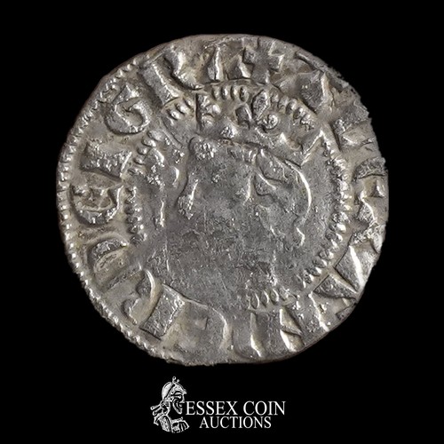 239 - Alexander III Penny, second coinage, 1280-86. Silver, 1.06 grams, 17.20 mm. Obv: crowned left facing... 