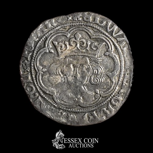 262 - Edward IV Silver Groat second reign, 1471-83. Silver, 2.82 grams, 15.20 mm. Obv: Crowned facing bust... 