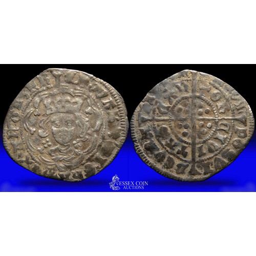 267 - Edward IV halfgroat, first reign, light coinage 1464-70. Silver, 23mm, 1.45g. Obv: crowned facing bu... 