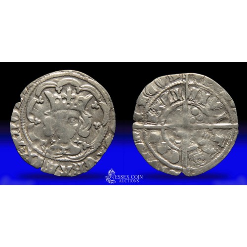 269 - Edward IV halfgroat, first reign, light coinage 1464-70. Silver, 19mm, 0.83g. Obv: crowned facing bu... 