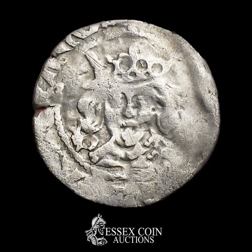 261 - Edward IV Silver Penny, second reign, 1471-83. Silver, 0.64 grams, 15.30 mm. Obv: crowned front-faci... 