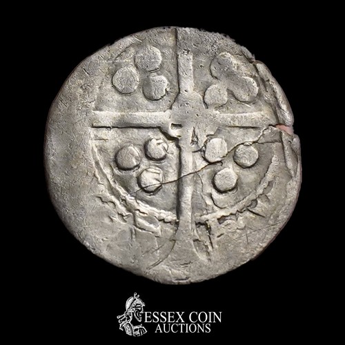 261 - Edward IV Silver Penny, second reign, 1471-83. Silver, 0.64 grams, 15.30 mm. Obv: crowned front-faci... 