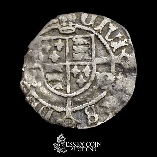 276 - Henry VII Sovereign Penny, 1485-1509. Silver, 0.54 grams, 15.40 mm. Obv:  enthroned facing, holding ... 