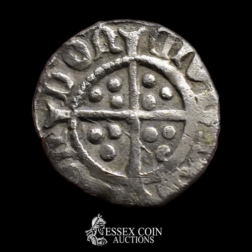 288 - Henry VIII Halfpenny, second coinage, 1526-44. Silver, 0.33 grams, 11.00 mm. Obv: crowned facing bus... 