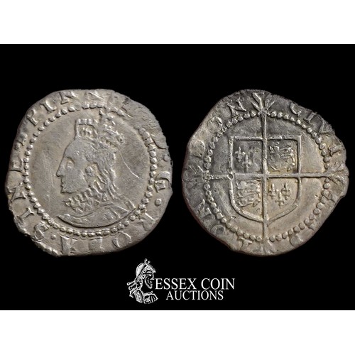 301 - Elizabeth I Penny, Fifth Issue, 1578-82. Silver, 0.45 grams, 14.30 mm. Obv: Left crowned facing bust... 