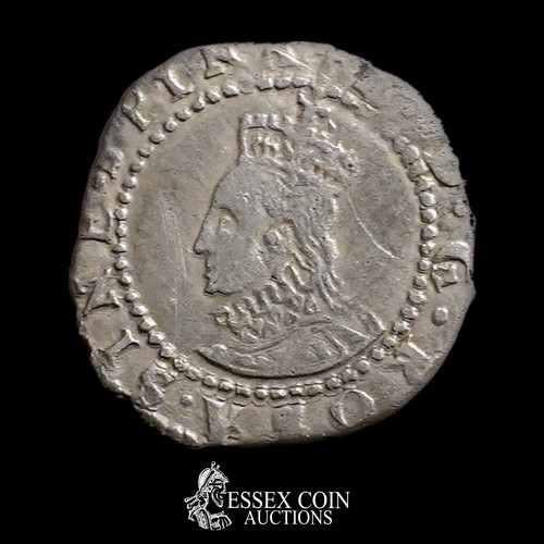 301 - Elizabeth I Penny, Fifth Issue, 1578-82. Silver, 0.45 grams, 14.30 mm. Obv: Left crowned facing bust... 