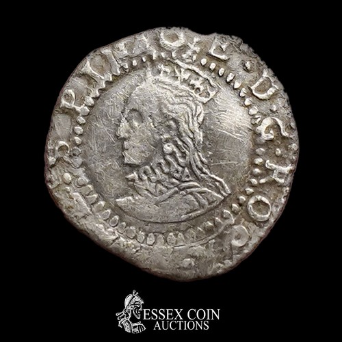 302 - Elizabeth I Penny, Sixth Issue 1582-1600. Silver, 0.45 grams, 12.95 mm. Obv: crowned left-facing bus... 