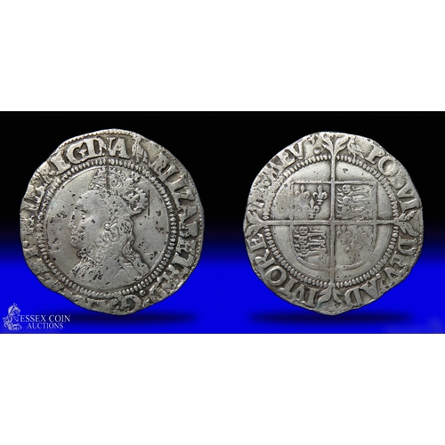 307 - Elizabeth I groat, second issue 1560-61. Silver mm. martlet. 23mm, 1.78g. Obv: crowned left-facing b... 