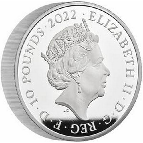 380 - Royal Mint Monarchs Series Henry VII, 10 ounce silver proof coin. Limited edition of only 150 ever m... 