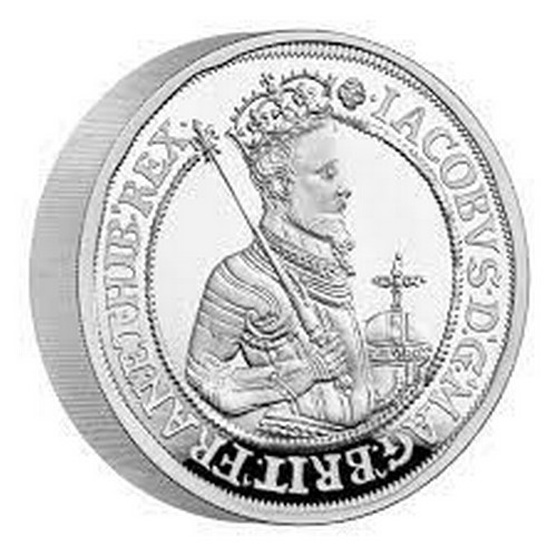 381 - Royal Mint Monarchs Series, King James I, 10 ounce silver proof coin. Limited edition of only 150 ev... 