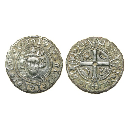 251 - Medieval English Penny Type Jetton. Circa 13th century AD. Copper, 1.65g. 19.89 mm. Issued during th... 