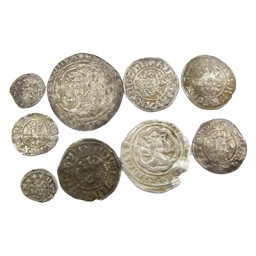 262 - Medieval coin group, from Edward I - Henry VI. Various denominations.