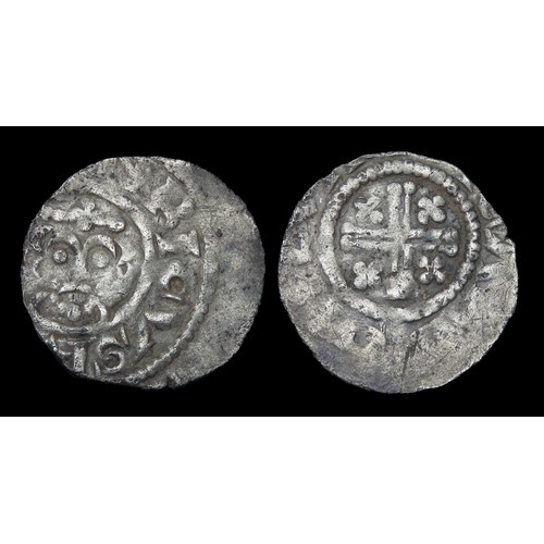 210 - Richard I Short cross penny, class 4a. Silver, 19mm, 1.38g. Obv: crowned facing bust holding sceptre... 