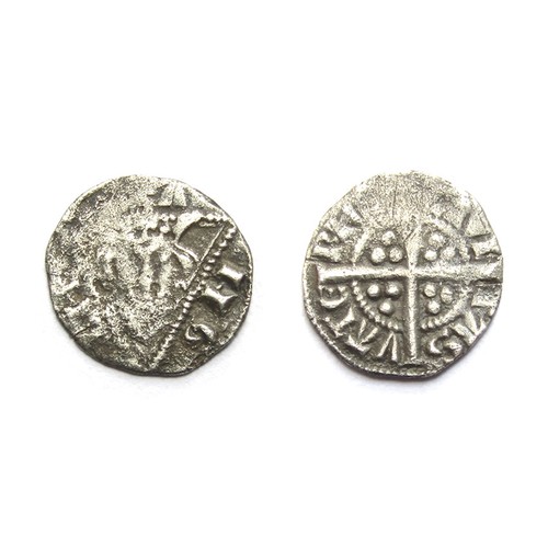 237 - Edward I Irish Issue farthing, second EDW coinage, 1279-1302. Silver, 0.27g. 10.63 mm. Obverse: Crow... 