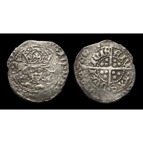 295 - Henry VII Irish Groat, Late portrait issues, 1496-1505. Silver, 1.66 grams. 24.58 mm. Crowned facing... 