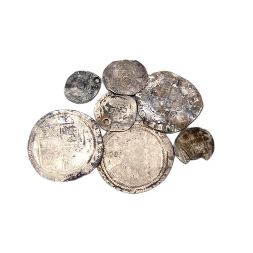 332 - Stuart Hammered Silver Coin Group. An accumulation of coins from the Stuart period, (2) James I shil... 