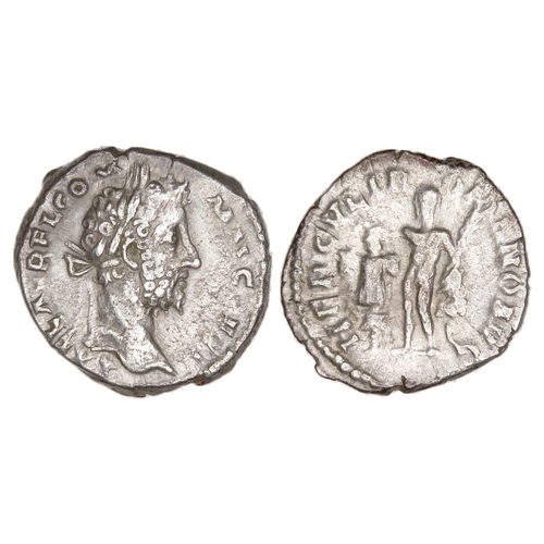 106 - Commodus Denarius. Rome, AD 192. Silver, 17.62mm 2.21g. Laureate bust right, L AEL AVREL COMM AVG P ... 