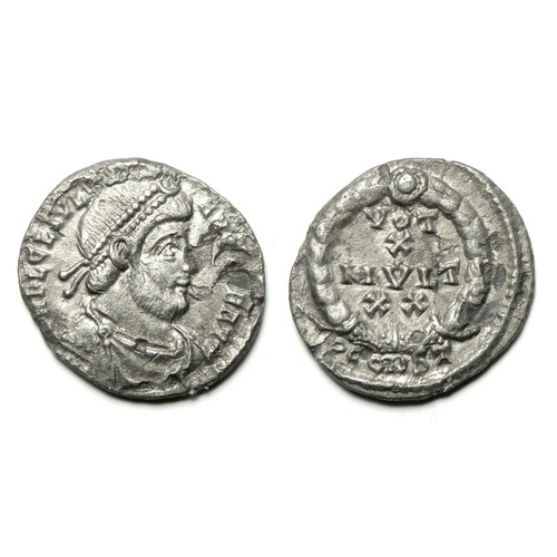 231 - Julian II siliqua. Constantia / Arles, AD 361-2. Silver, 17mm, 1.64g. Diademed and draped bust right... 