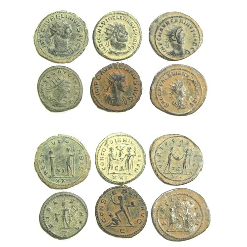 217 - Antoninianus Group (6). 3rd Century AD, inc issues from the reigns of; Valerian, Carinus, Aurelian (... 