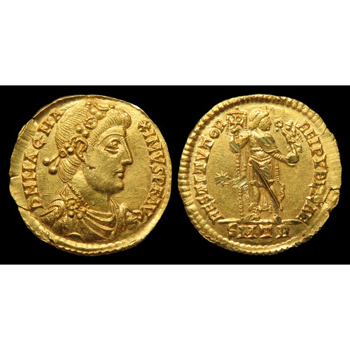 Magnus Maximus solidus, Trier (AD 383-388). 