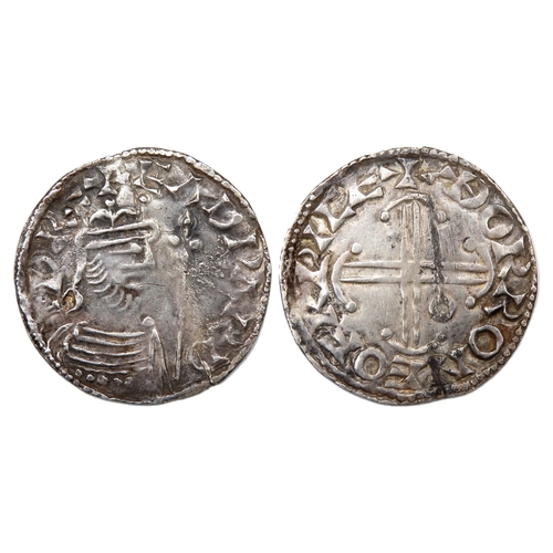 265 - Edward the Confessor penny. Hammer Cross type, circa 1059-62 AD. Silver, 19mm, 1.44g. Crowned bust r... 