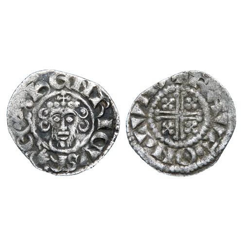 273 - John Penny. Circa 1199-1216 AD. Silver, 19mm, 1.44g. Crowned facing bust with sceptre, +HENRICVS REX... 