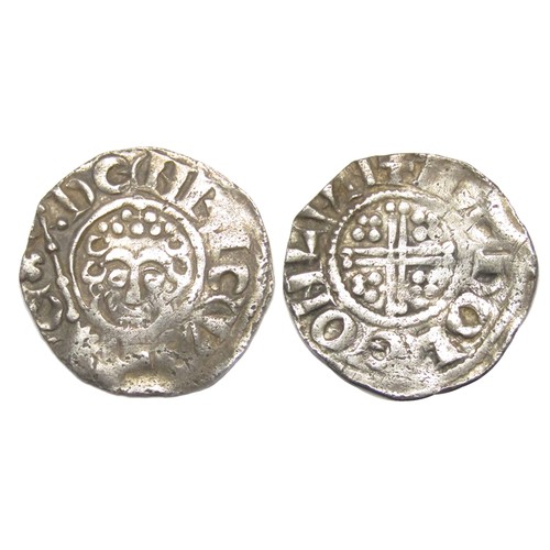 275 - Henry III Short Cross Penny. Silver 1.3g. 19 mm. Short cross coinage, 1216-47. Class 7c. +NICHOLE ON... 