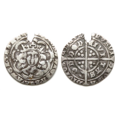 313 - Edward IV Groat. Light Coinage, 1464-70. Silver, 25mm, 2.34g. Crowned facing bust, quatrefoils at ne... 