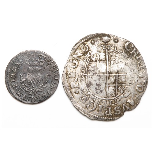 357 - Charles I Coin Group. Sixpence. Silver, 2.95g. 26 mm. Crowned bust left, VI mark of value behind. Mi... 